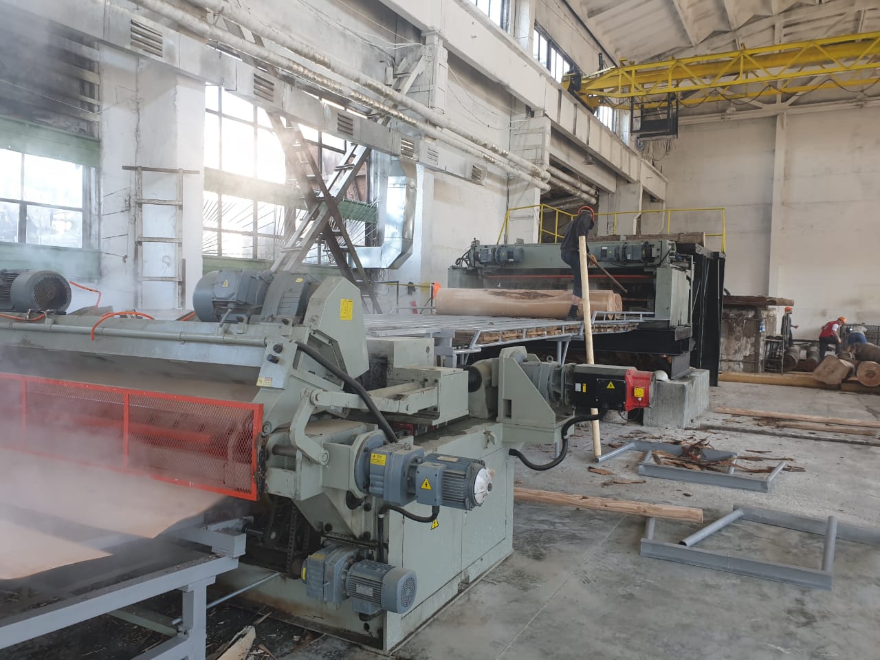 new veneer production line